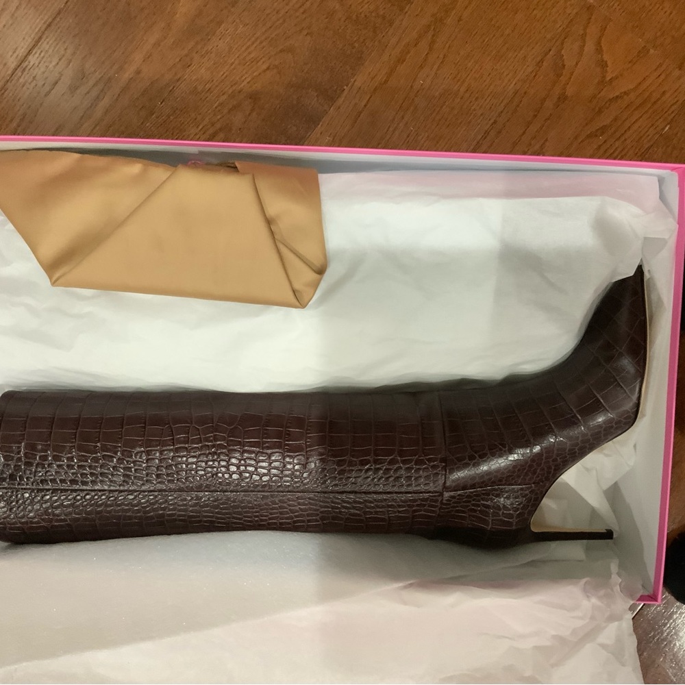 PARIS TEXAS-Embossed Croco Stiletto Boot 85 
(Only entertaining serious offers)